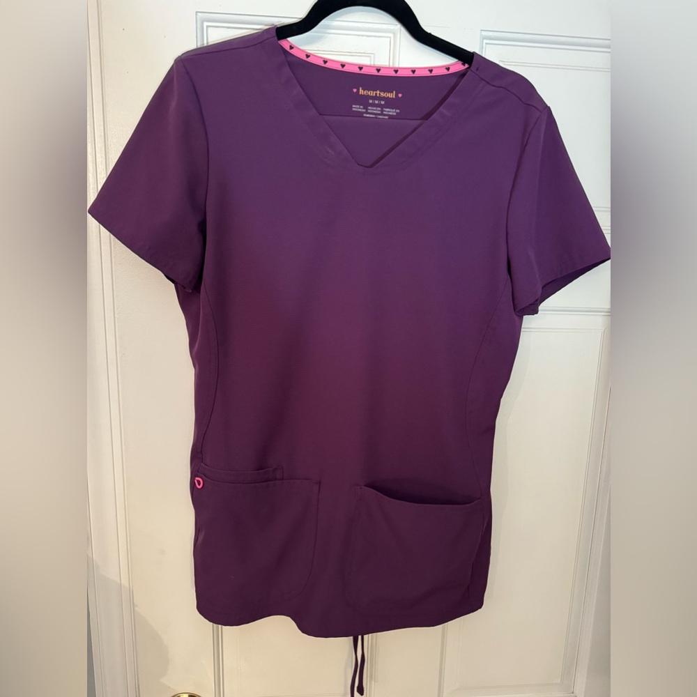 Heartsoul Scrub Set. Top: Small. Bottoms: Medium TALL. As pictured. Brand New